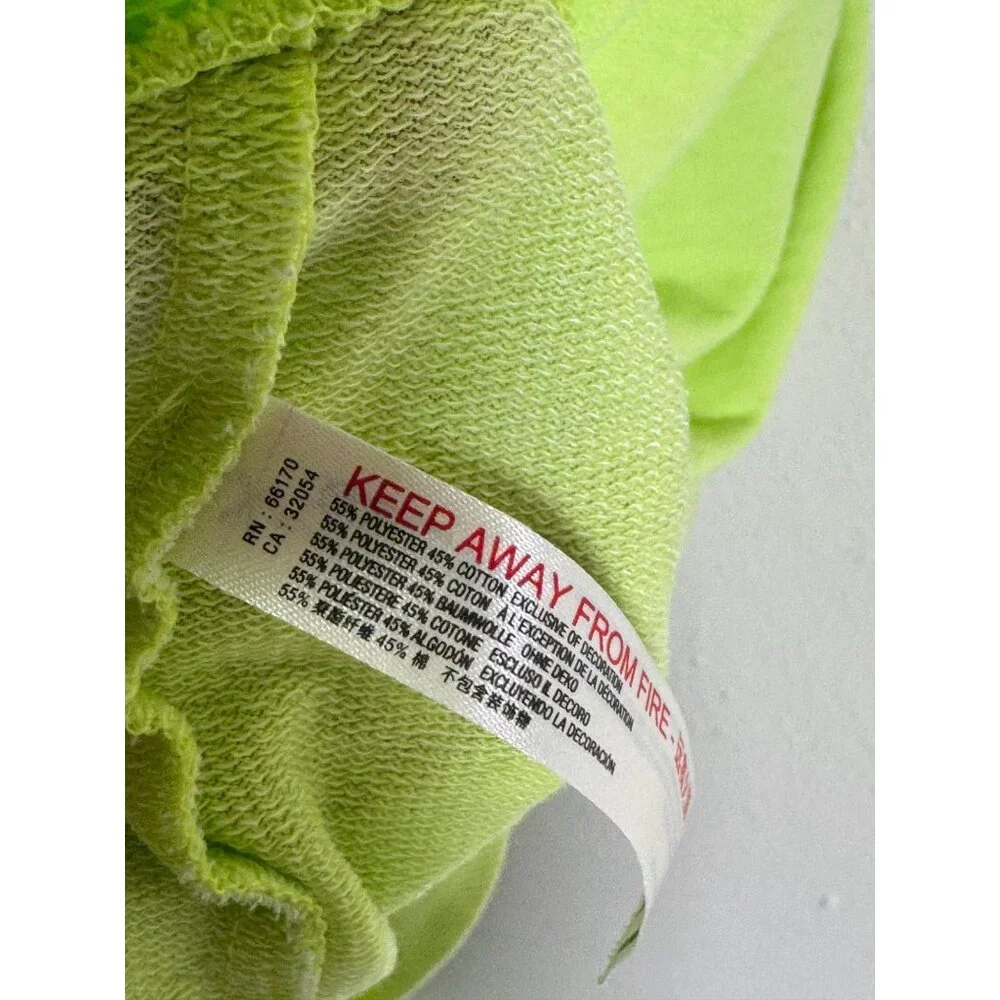Infinitely Free People Cozy Cool Girl Sleep Tee Oversized Neon Green Women Small - Picture 14 of 16